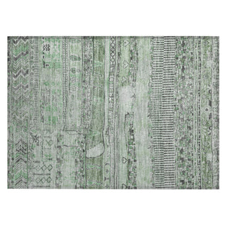 Piper Looms Chantille Stripes ACN1835 Sage Machine Washable Area Rug Scatter Main Image