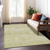 Piper Looms Chantille Stripes ACN1835 Tan Machine Washable Area Rug Lifestyle Image Feature
