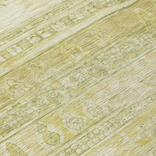 Piper Looms Chantille Stripes ACN1835 Tan Machine Washable Area Rug Swatch Image