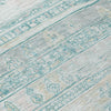 Piper Looms Chantille Stripes ACN1835 Teal Machine Washable Area Rug Swatch Image