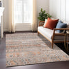 Piper Looms Chantille Stripes ACN1835 Terracotta Machine Washable Area Rug Lifestyle Image Feature