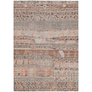Piper Looms Chantille Stripes ACN1835 Terracotta Machine Washable Area Rug main image