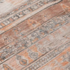Piper Looms Chantille Stripes ACN1835 Terracotta Machine Washable Area Rug Swatch Image