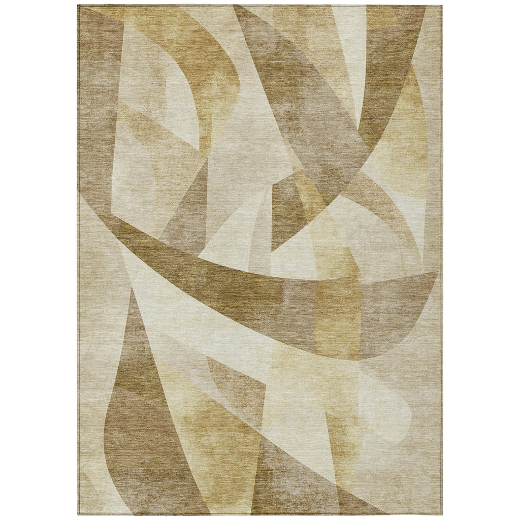 Piper Looms Chantille Swirls ACN1836 Brown Machine Washable Area Rug main image