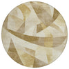 Piper Looms Chantille Swirls ACN1836 Brown Machine Washable Area Rug Round Main Image