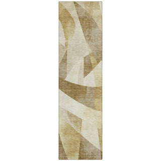 Piper Looms Chantille Swirls ACN1836 Brown Machine Washable Area Rug Runner Main Image