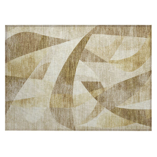 Piper Looms Chantille Swirls ACN1836 Brown Machine Washable Area Rug Scatter Main Image