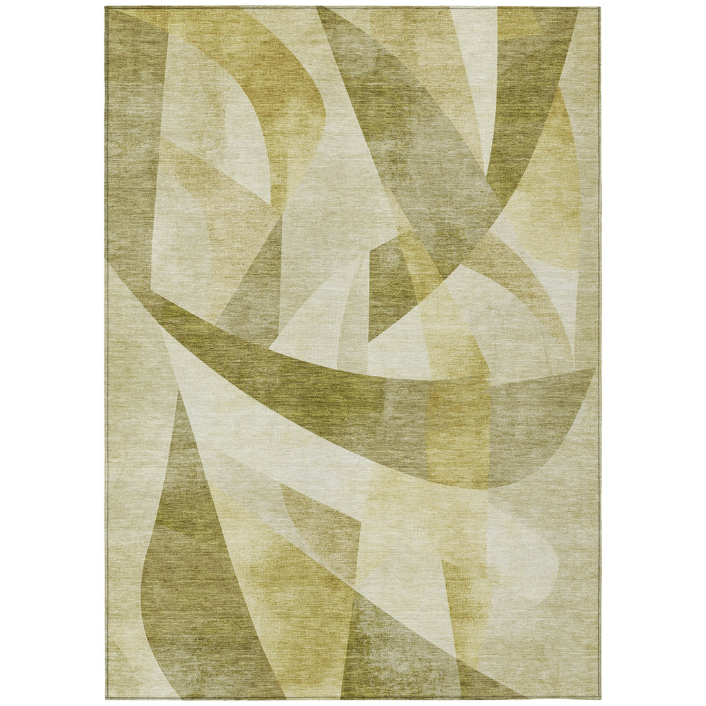 Piper Looms Chantille Swirls ACN1836 Cactus Machine Washable Area Rug main image