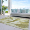 Piper Looms Chantille Swirls ACN1836 Cactus Machine Washable Area Rug Outdoor Lifestyle Image Feature