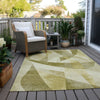 Piper Looms Chantille Swirls ACN1836 Cactus Machine Washable Area Rug Outdoor Lifestyle Image Feature