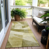 Piper Looms Chantille Swirls ACN1836 Cactus Machine Washable Area Rug Runner Outdoor Lifestyle Image Feature