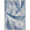Piper Looms Chantille Swirls ACN1836 Denim Machine Washable Area Rug main image