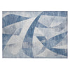 Piper Looms Chantille Swirls ACN1836 Denim Machine Washable Area Rug Scatter Main Image