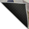 Piper Looms Chantille Swirls ACN1836 Navy Machine Washable Area Rug Backing Image