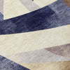 Piper Looms Chantille Swirls ACN1836 Navy Machine Washable Area Rug Swatch Image
