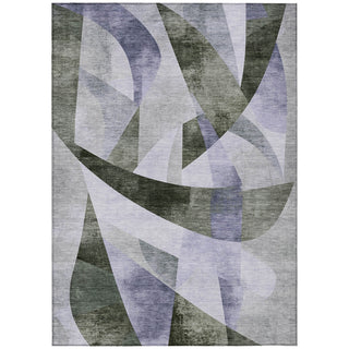 Piper Looms Chantille Swirls ACN1836 Olive Machine Washable Area Rug main image