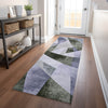 Piper Looms Chantille Swirls ACN1836 Olive Machine Washable Area Rug Runner Lifestyle Image Feature