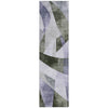 Piper Looms Chantille Swirls ACN1836 Olive Machine Washable Area Rug Runner Main Image