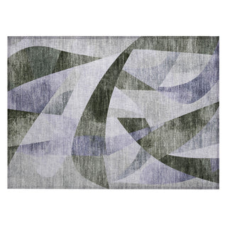 Piper Looms Chantille Swirls ACN1836 Olive Machine Washable Area Rug Scatter Main Image