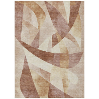 Piper Looms Chantille Swirls ACN1836 Paprika Machine Washable Area Rug main image