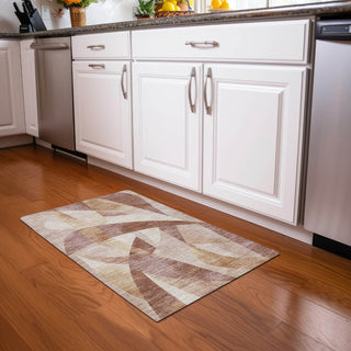 Piper Looms Chantille Swirls ACN1836 Paprika Machine Washable Area Rug Scatter Lifestyle Image Feature