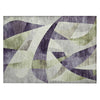 Piper Looms Chantille Swirls ACN1836 Purple Machine Washable Area Rug Scatter Main Image