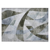 Piper Looms Chantille Swirls ACN1836 Taupe Machine Washable Area Rug Scatter Main Image