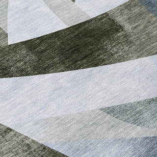 Piper Looms Chantille Swirls ACN1836 Taupe Machine Washable Area Rug Swatch Image