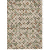 Piper Looms Chantille Geometric ACN1837 Beige Machine Washable Area Rug main image