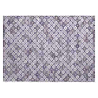 Piper Looms Chantille Geometric ACN1837 Lavender Machine Washable Area Rug Scatter Main Image