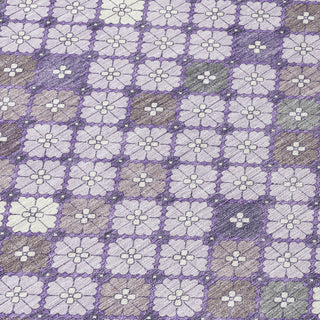 Piper Looms Chantille Geometric ACN1837 Lavender Machine Washable Area Rug Swatch Image