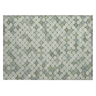Piper Looms Chantille Geometric ACN1837 Mint Machine Washable Area Rug Scatter Main Image