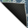 Piper Looms Chantille Geometric ACN1837 Navy Machine Washable Area Rug Backing Image