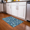 Piper Looms Chantille Geometric ACN1837 Navy Machine Washable Area Rug Scatter Lifestyle Image Feature
