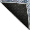 Piper Looms Chantille Geometric ACN1837 Sky Machine Washable Area Rug Backing Image