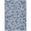 Piper Looms Chantille Geometric ACN1837 Sky Machine Washable Area Rug main image