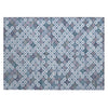 Piper Looms Chantille Geometric ACN1837 Sky Machine Washable Area Rug Scatter Main Image