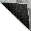 Piper Looms Chantille Modern ACN1838 Gray Machine Washable Area Rug Backing Image