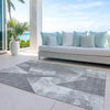 Piper Looms Chantille Modern ACN1838 Gray Machine Washable Area Rug Outdoor Lifestyle Image Feature