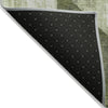 Piper Looms Chantille Modern ACN1838 Green Machine Washable Area Rug Backing Image