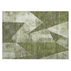 Piper Looms Chantille Modern ACN1838 Green Machine Washable Area Rug Scatter Main Image