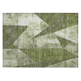 Piper Looms Chantille Modern ACN1838 Green Machine Washable Area Rug Scatter Main Image