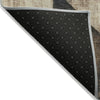 Piper Looms Chantille Modern ACN1838 Mocha Machine Washable Area Rug Backing Image