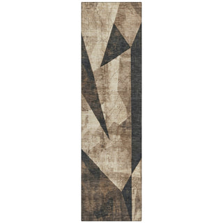 Piper Looms Chantille Modern ACN1838 Mocha Machine Washable Area Rug Runner Main Image