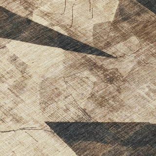 Piper Looms Chantille Modern ACN1838 Mocha Machine Washable Area Rug Swatch Image