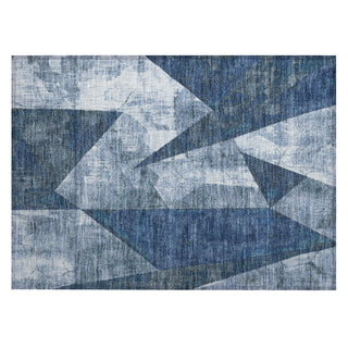 Piper Looms Chantille Modern ACN1838 Navy Machine Washable Area Rug Scatter Main Image