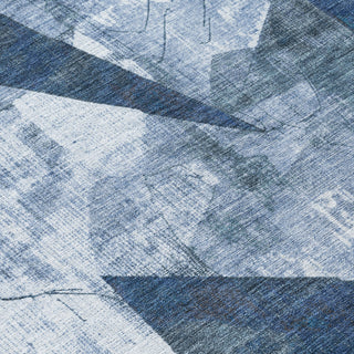 Piper Looms Chantille Modern ACN1838 Navy Machine Washable Area Rug Swatch Image