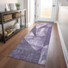 Piper Looms Chantille Modern ACN1838 Purple Machine Washable Area Rug Runner Lifestyle Image Feature
