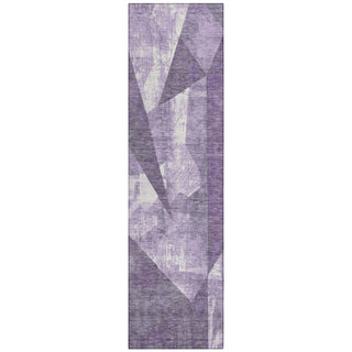Piper Looms Chantille Modern ACN1838 Purple Machine Washable Area Rug Runner Main Image