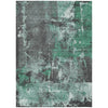Piper Looms Chantille Abstract ACN1839 Green Machine Washable Area Rug main image